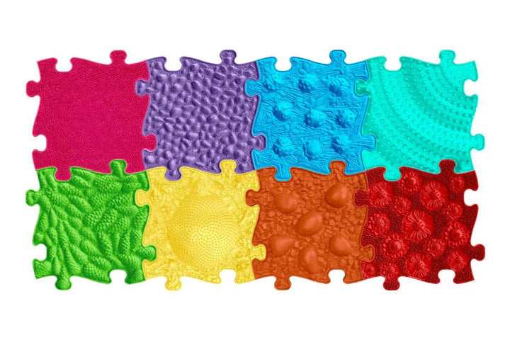 Muffik Rainbow Sensory Play Mat Set