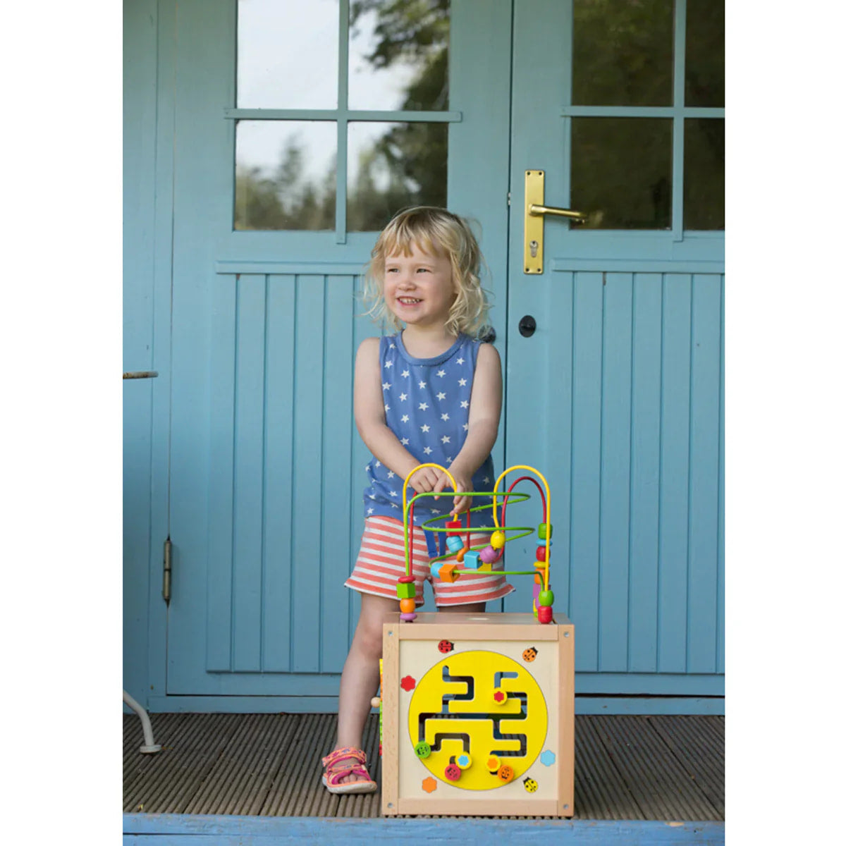 Lifespan Kids Multi Activity Wooden Play Cube