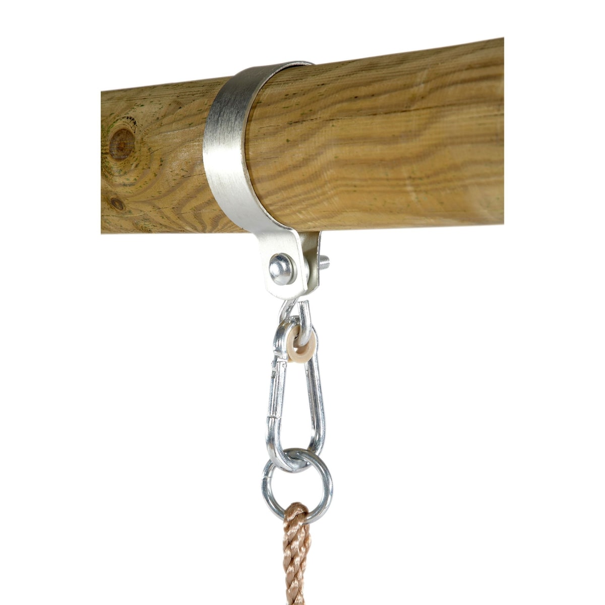 Plum Play Colobus Wooden Double Swing Set with Glider