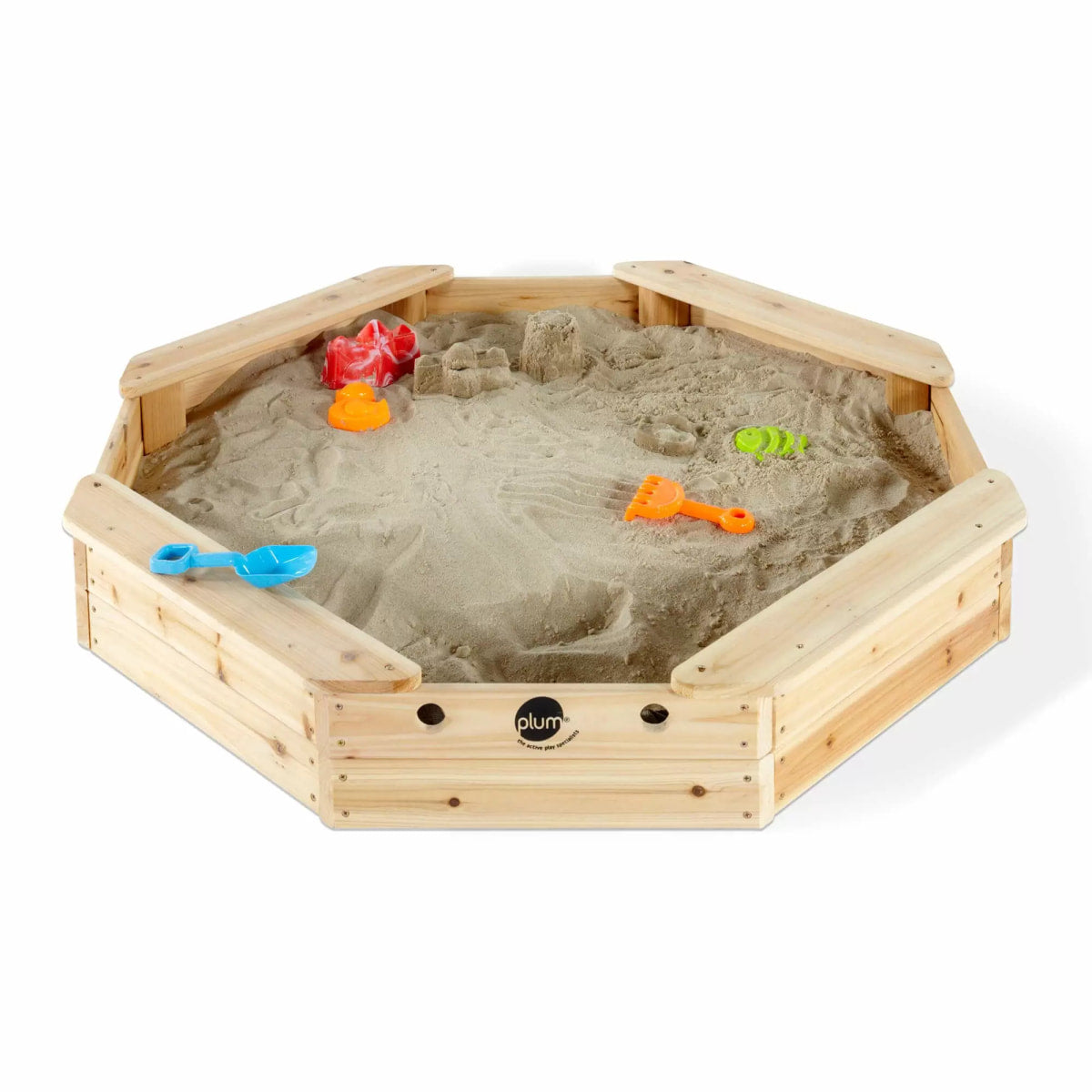 Plum Treasure Beach Octagonal Sandpit