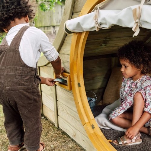 Plum® Play Nature Hideaway Veggie Garden and Art Easel
