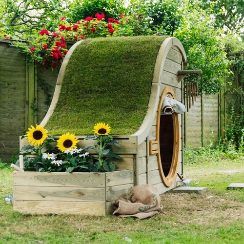 Plum® Play Nature Hideaway Veggie Garden and Art Easel