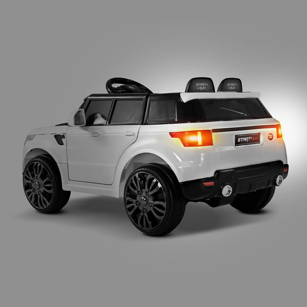 Rigo Range Rover Kids Ride on Car in White, Pink and Black