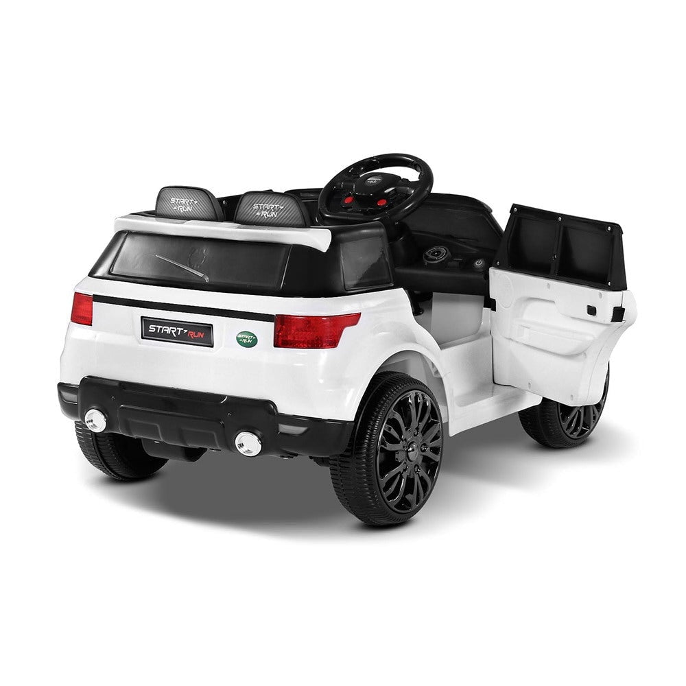 Rigo Range Rover Kids Ride on Car in White, Pink and Black
