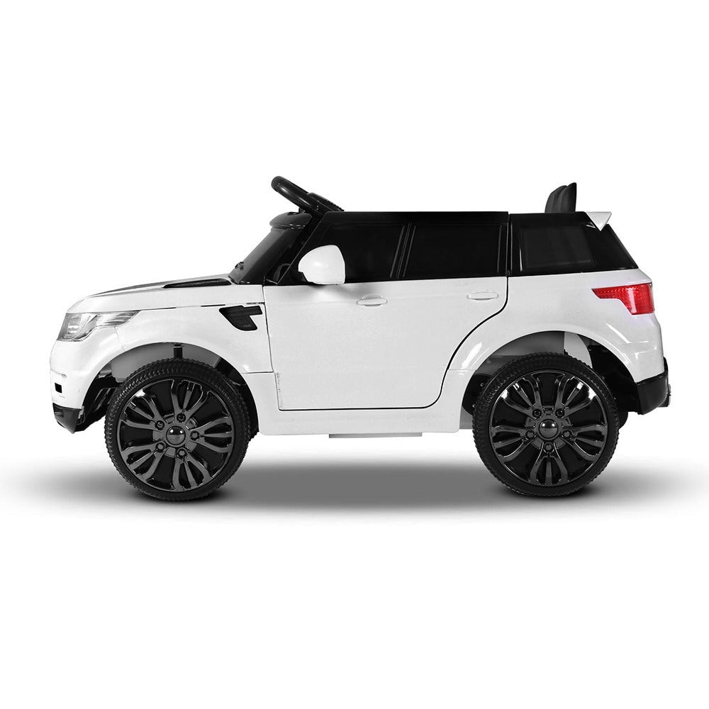Rigo Range Rover Kids Ride on Car in White, Pink and Black