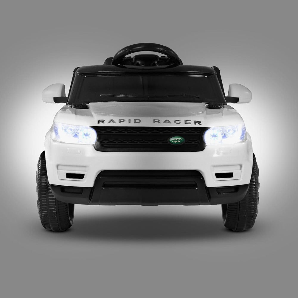 Rigo Range Rover Kids Ride on Car in White, Pink and Black