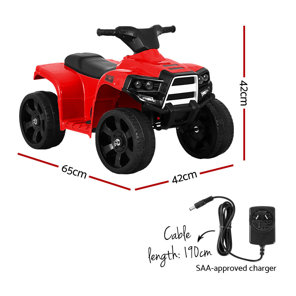 Rigo Kids ATV Quad Ride On Motorbike - Red