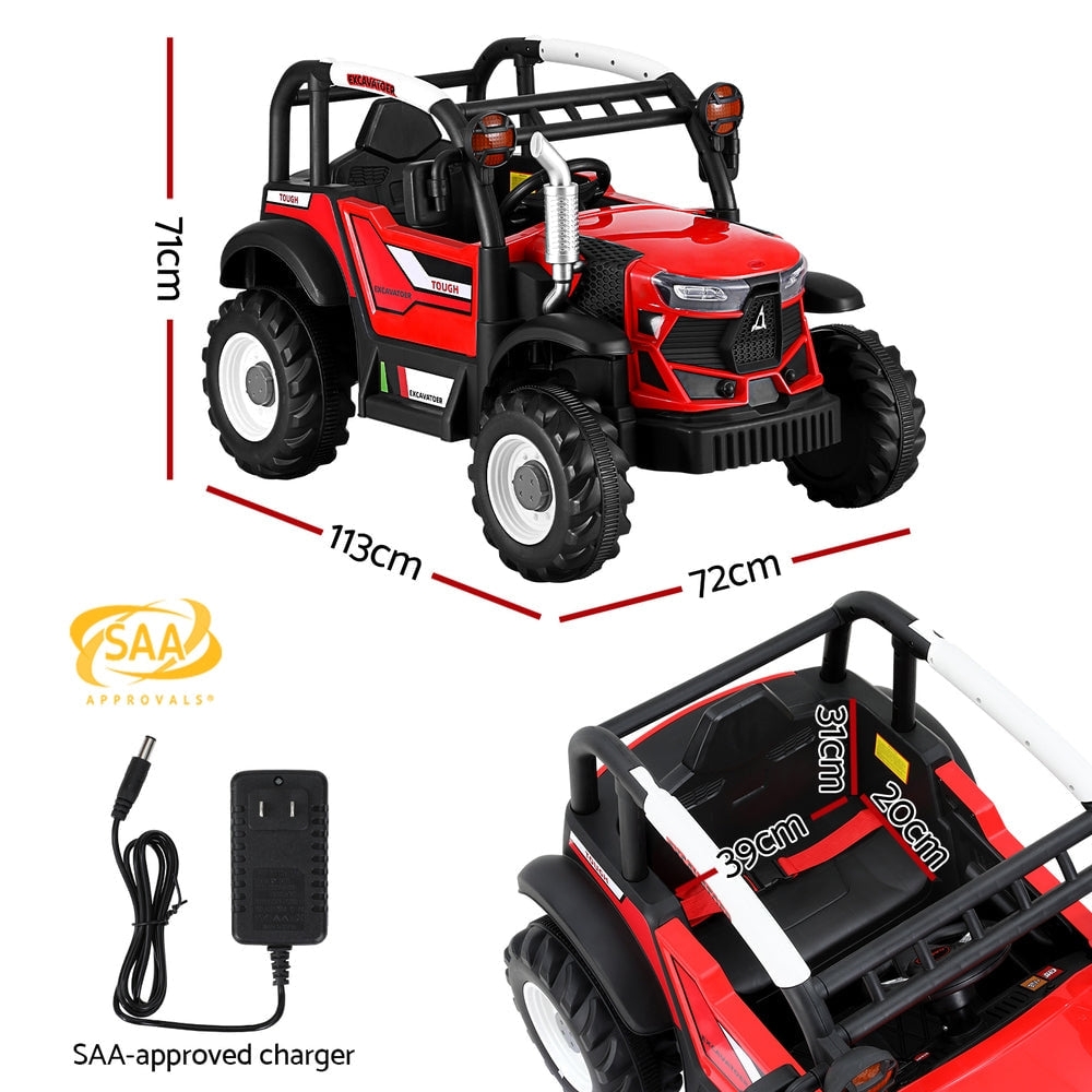 Rigo Kids Off-Road Ride On Jeep with Remote Control in Red