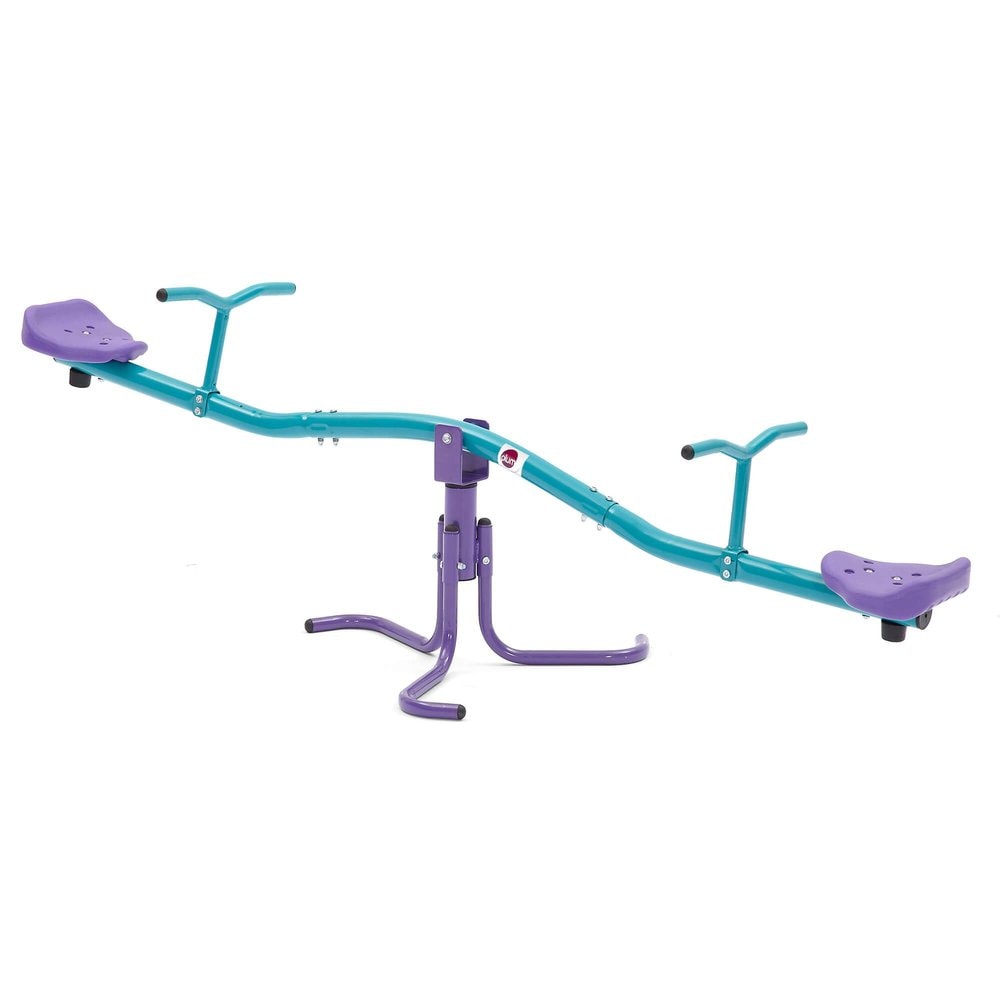 Plum Rotating Metal Kids See Saw