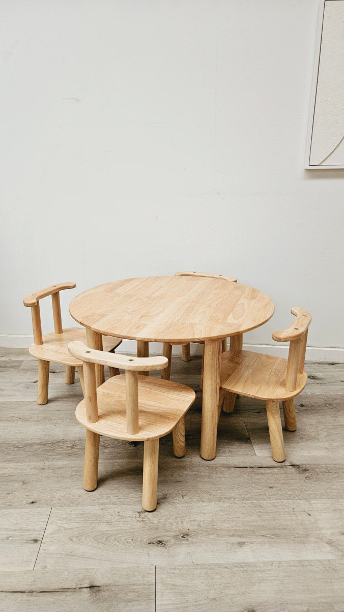 Round table and 4 chairs