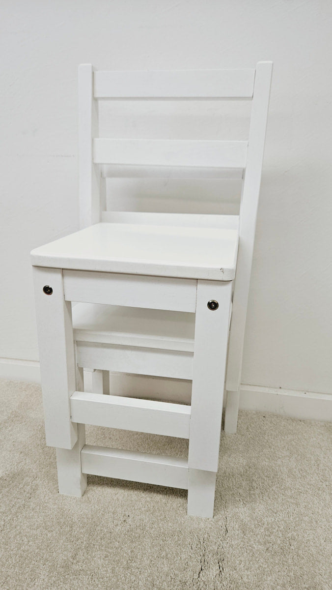 Standard White Timber Kids Table and Chairs