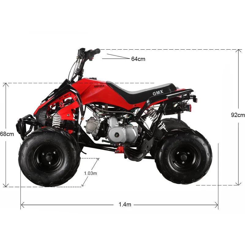 The Beast GMX 110cc Sports Kids Quad Bike - Red