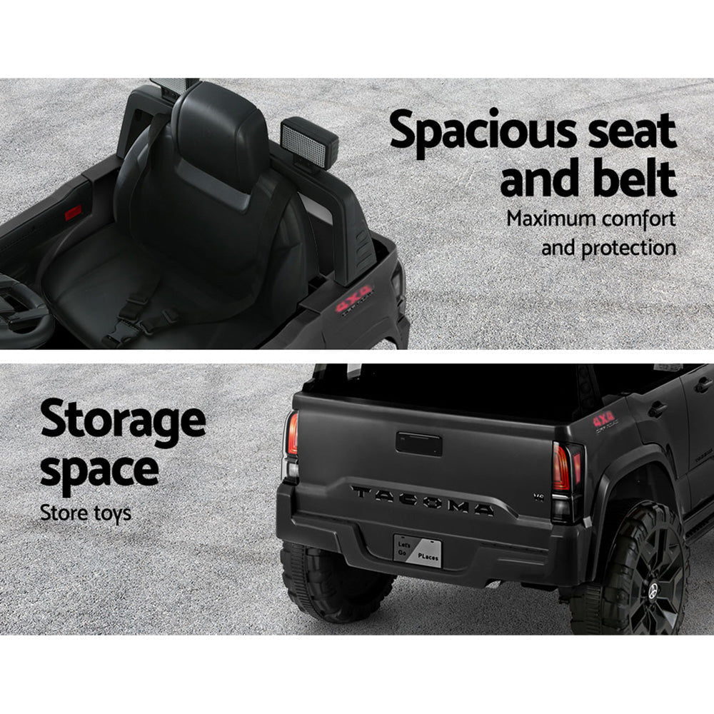 Toyota Tacoma Car Kids Ride On in Black