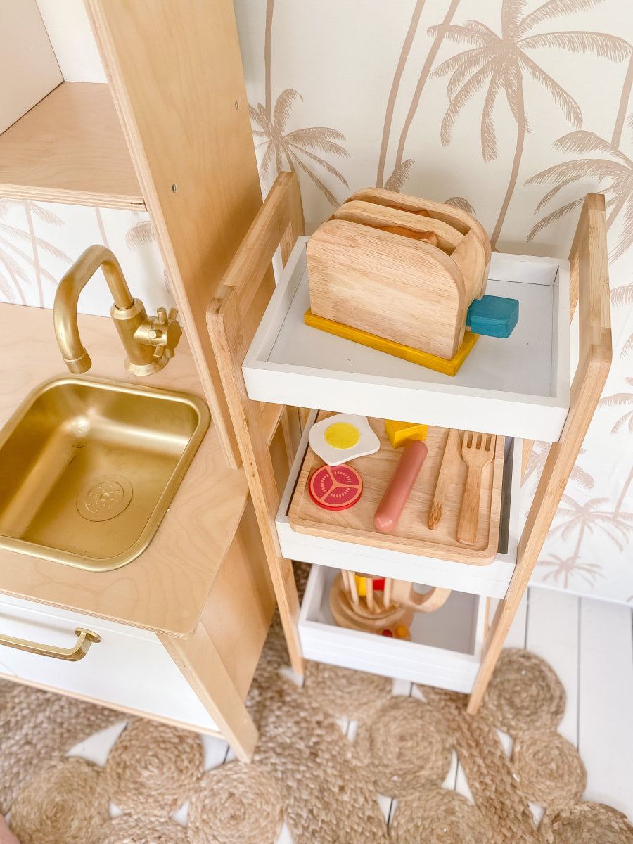 Wooden Kids Breakfast Play Set