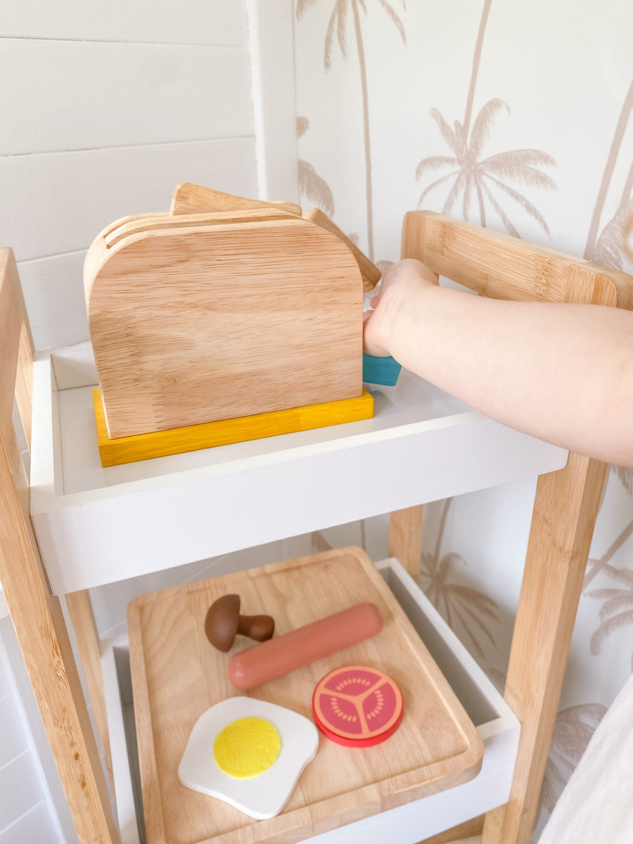 Wooden Kids Breakfast Play Set