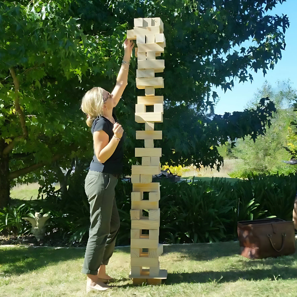 127cm Giant Wooden Blocks Game