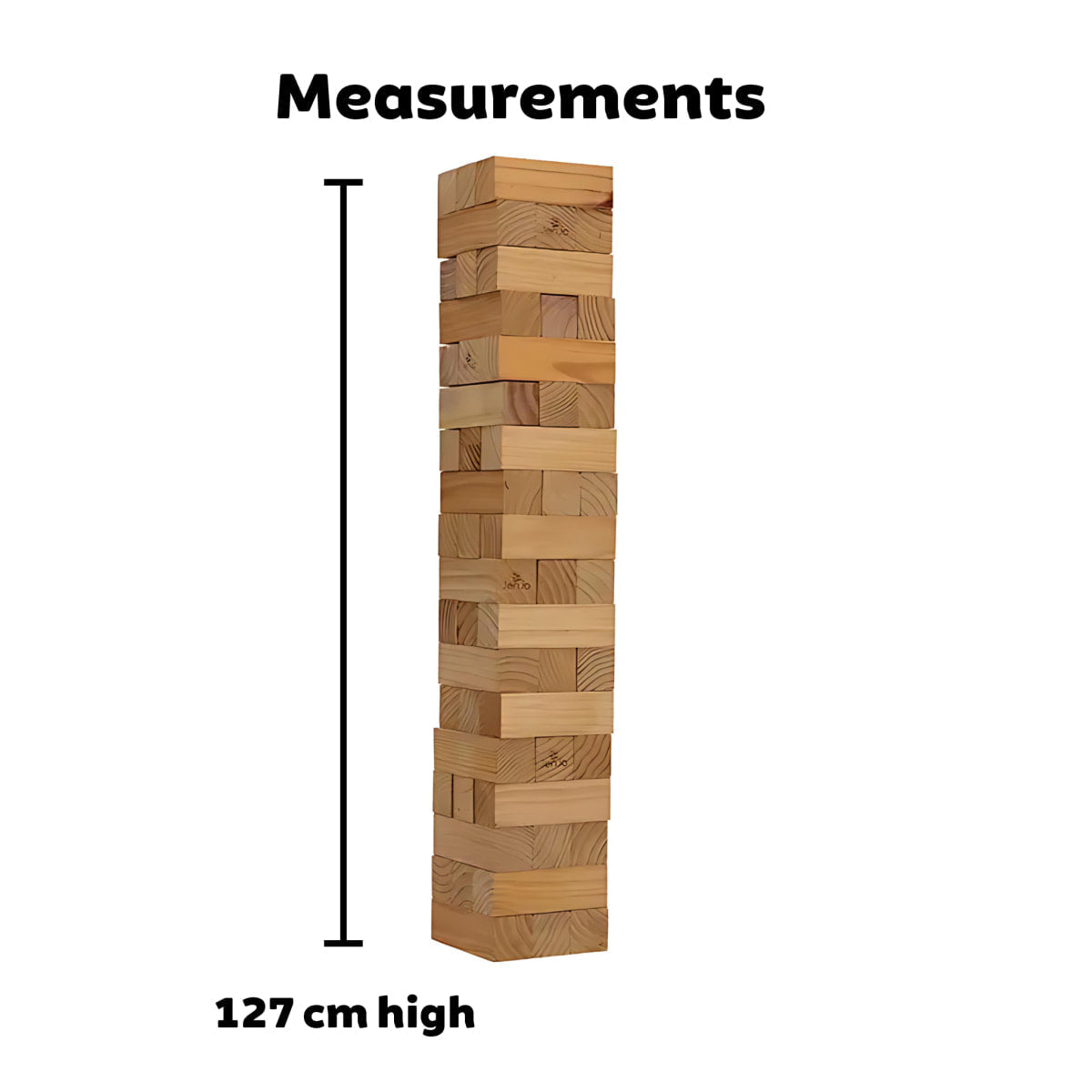 127cm Giant Wooden Blocks Game
