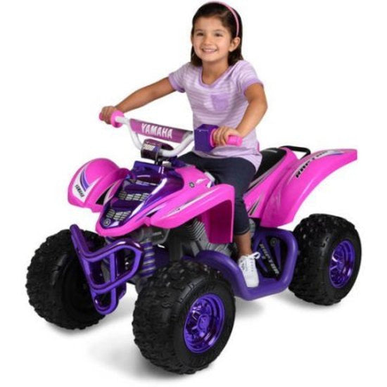 12v Yamaha Raptor ATV Kids Ride On Pink