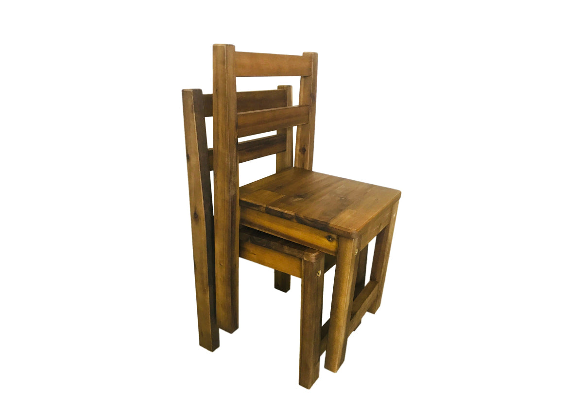 2 x Acacia Kids Chairs