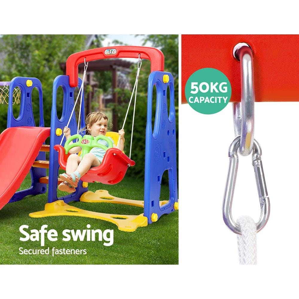 3-in-1 Toddler Slide and Swing