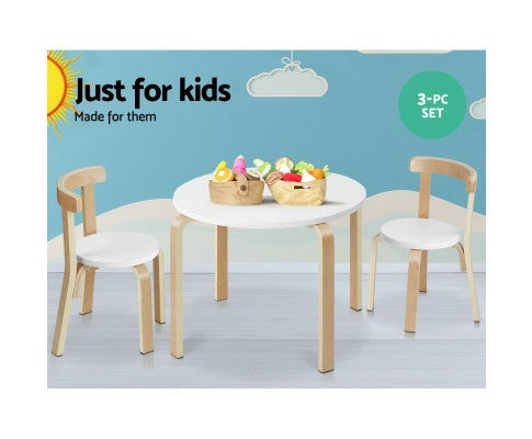 3 Piece Kids Nordic Table and Chairs