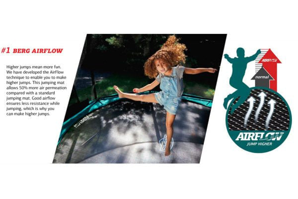Berg Champion Green Trampoline