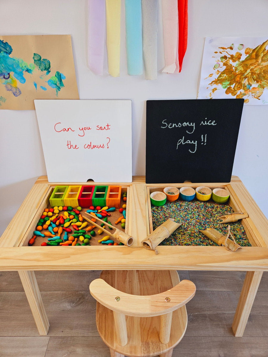 4 in 1 Activity Table + Assorted tray inserts