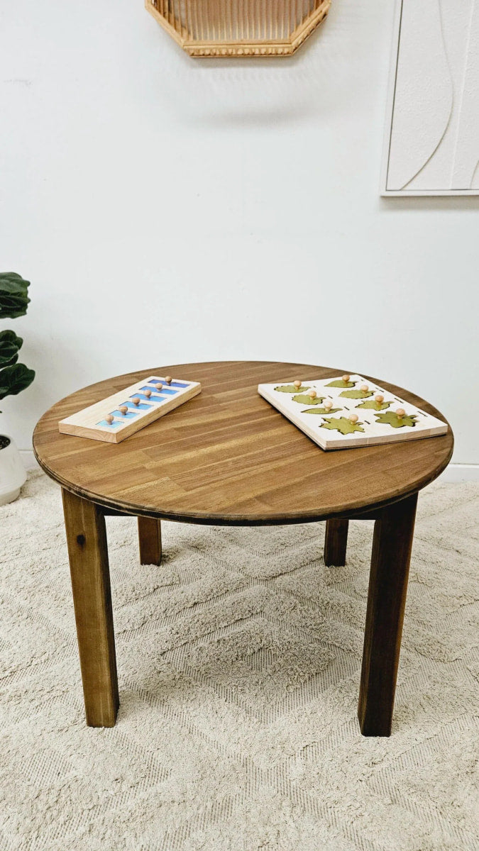 75cm Round Acacia Kids Table
