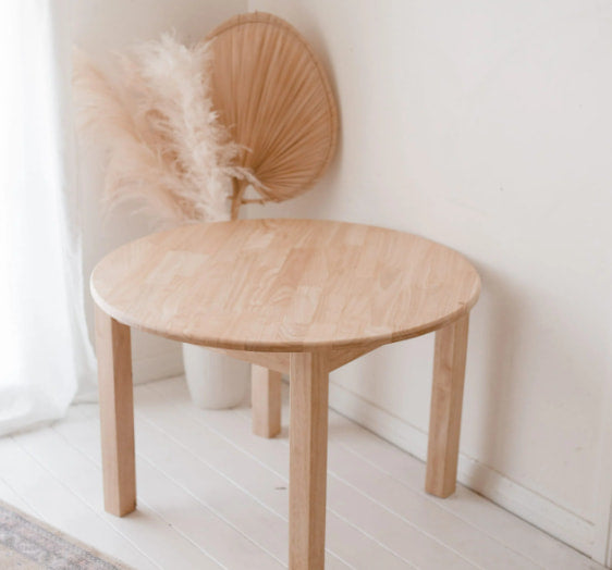 75cm Round Rubberwood Kids Table