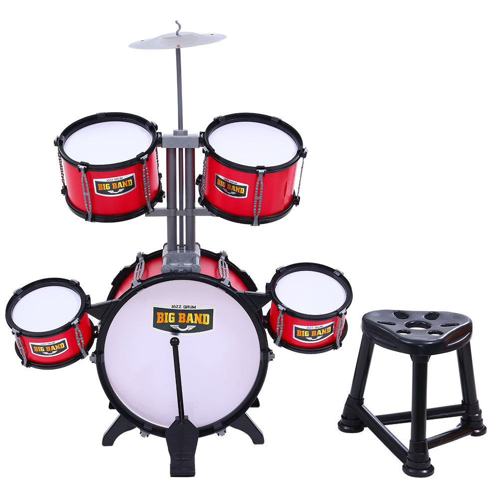 Keezi Kids 7-Piece Junior Drum Play Set