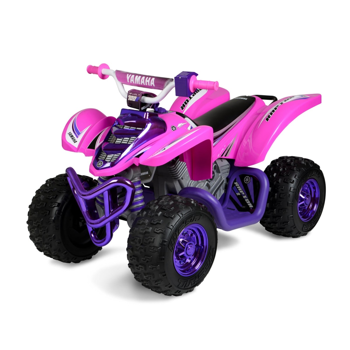 12v Yamaha Raptor ATV Kids Ride On Pink