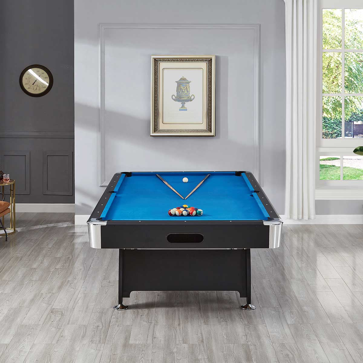 ActiveGo BreakShot 8ft Pool Table with 3-IN-1 Table Top