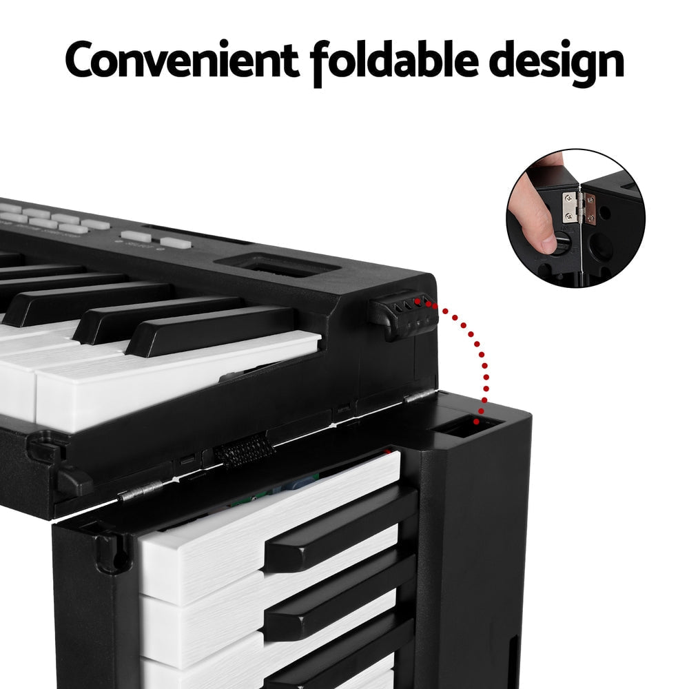 Alpha 88 Keys Foldable Electronic Piano Keyboard with Carry Bag
