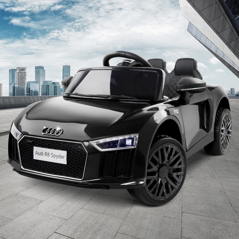 Audi Kids Car R8 Spyder Ride on Black