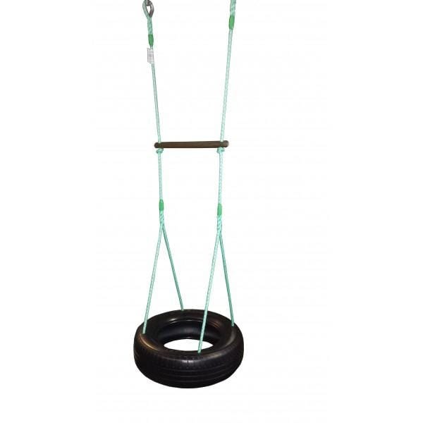 Aussie Swings Horizontal Tyre 4 Point Swing with Trapeze Bar
