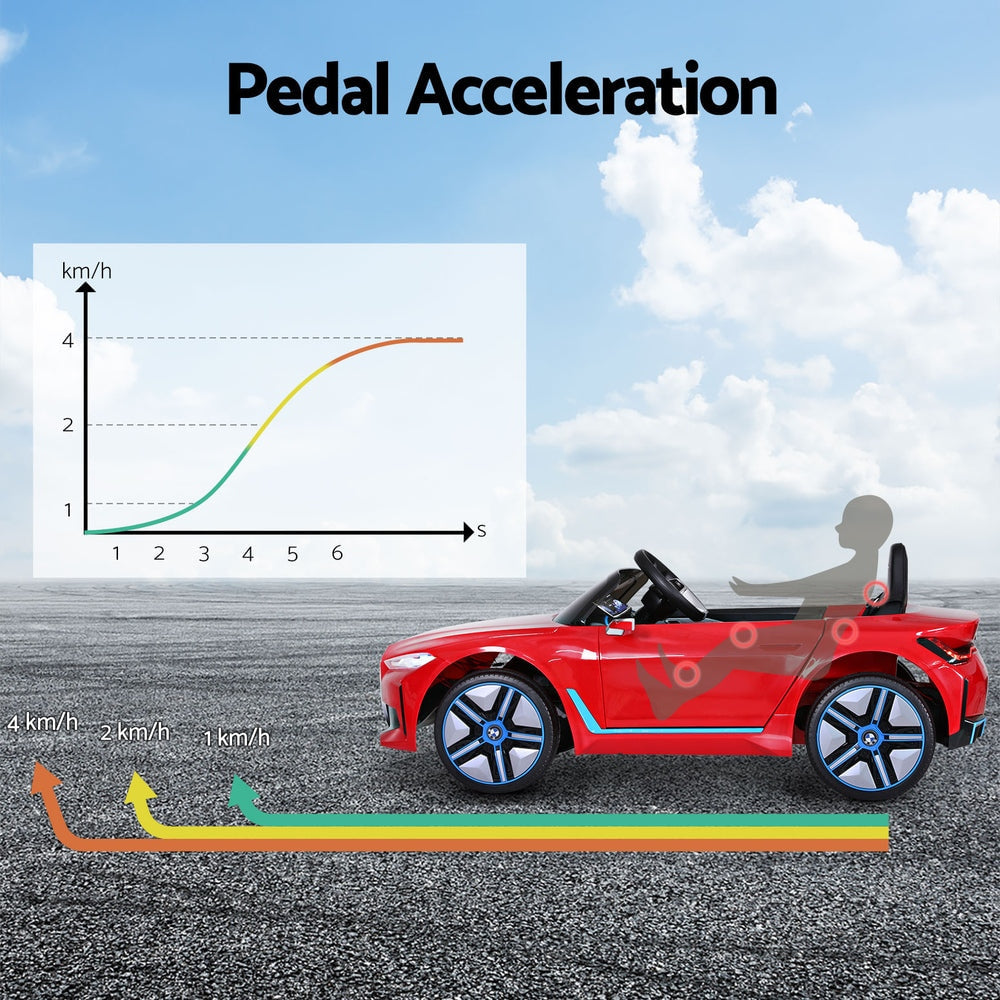 BMW Electric Kids Ride On Car with Remote Control in Red