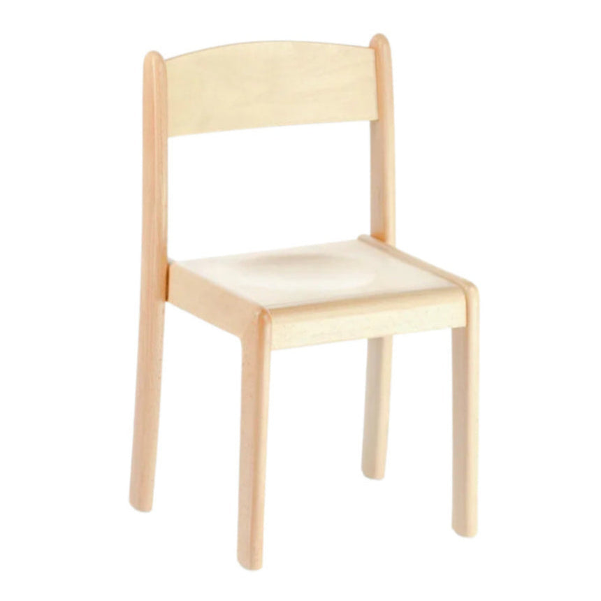 Edu Fun Deluxe Childrens Chair with Multiple Sizes in Beechwood wood