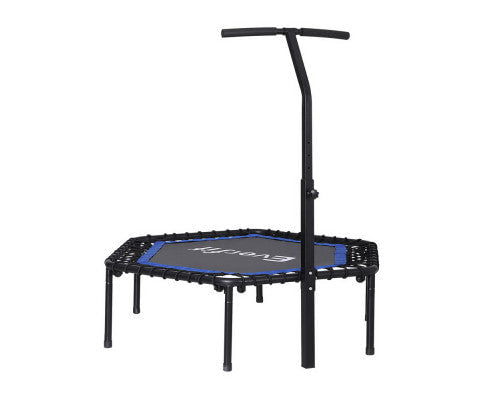 Everfit 48inch Hexagon Trampoline Kids Exercise Fitness Adjustable Handrail