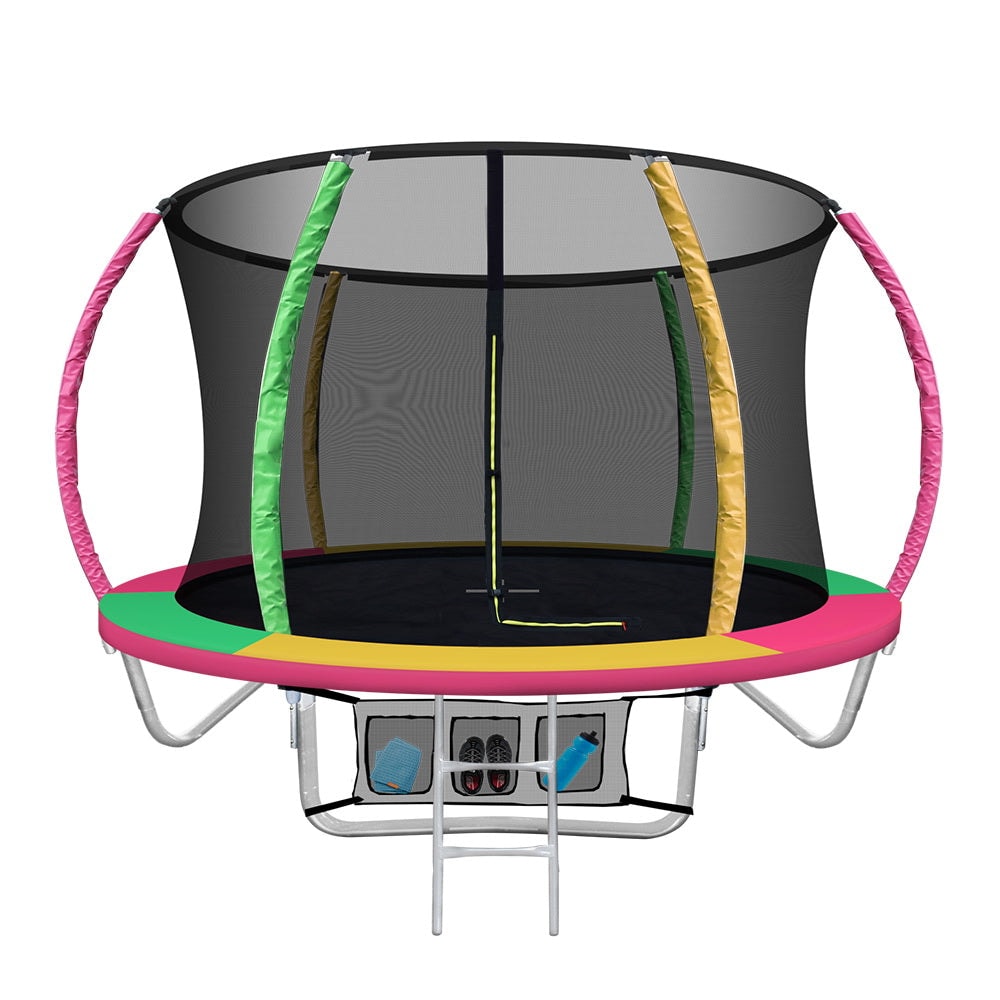 Everfit 8ft Trampoline Kids Multi-Coloured