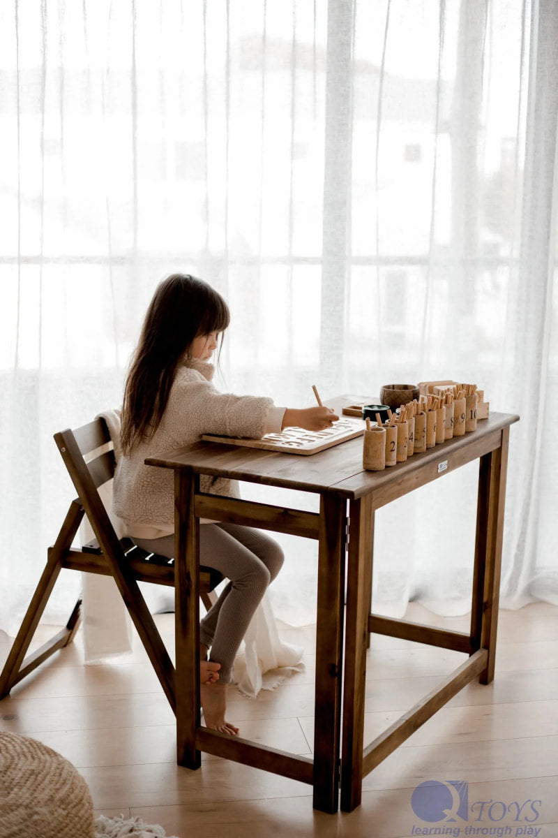 Foldable Study Desk and Chair