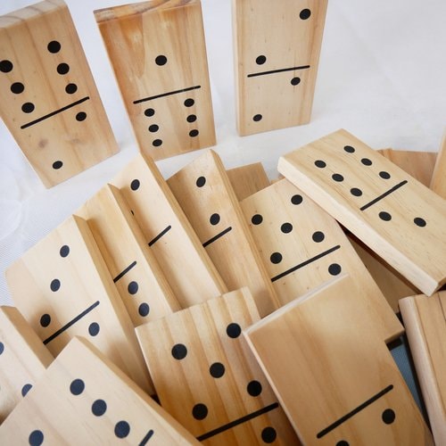 Outdoor 15cm Giant Dominoes Set