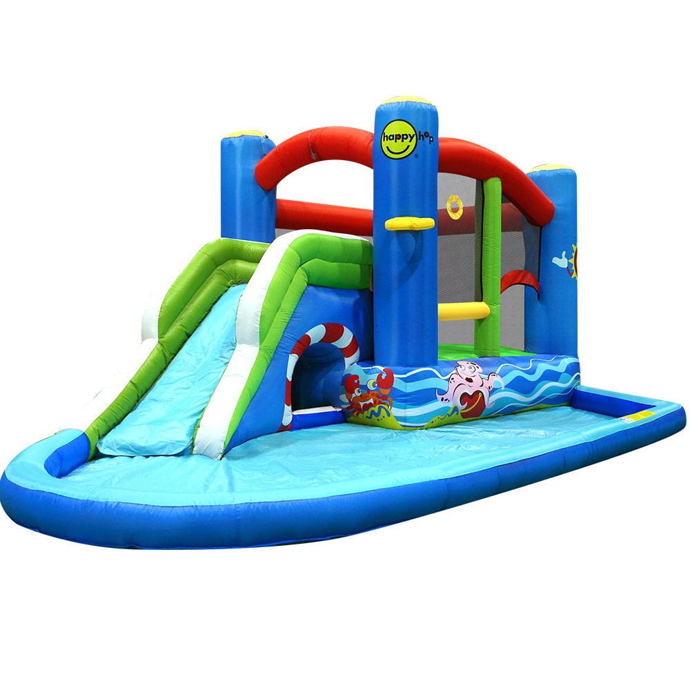 Happy Hop Jumping Castle Inflatable Water Slide with Carry Bag