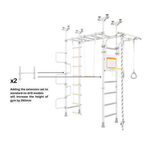 Tinnitots Height Extension Kit for No Drill models