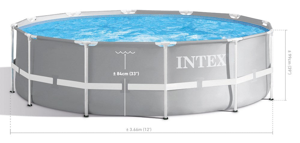 Intex Prism Frame Premium Pool 12' 3.66M X 99CM