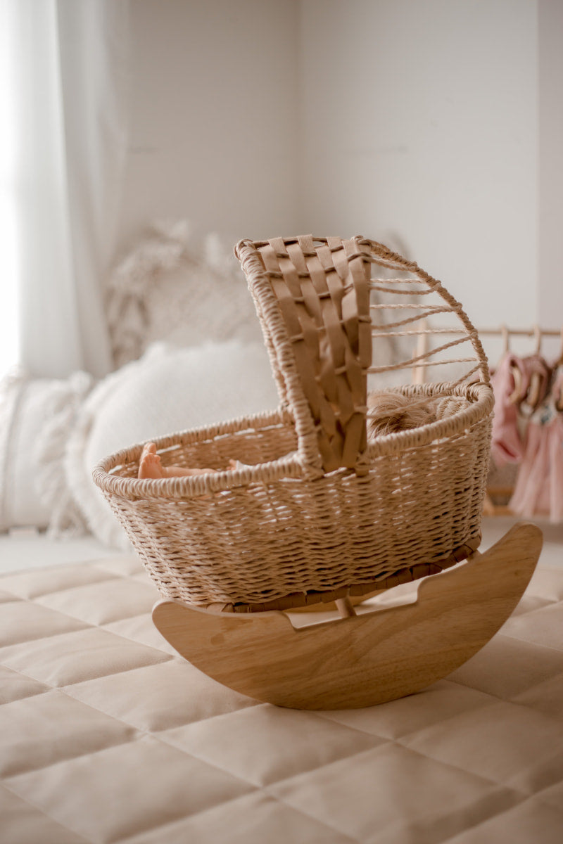 Jute Kids Basket for Doll