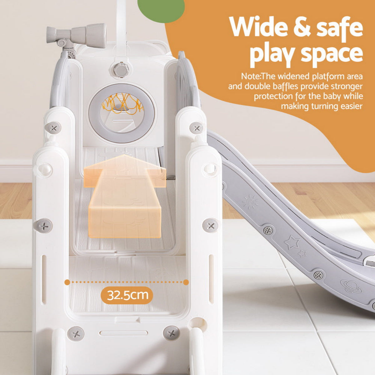 Keezi Kids 4 in 1 Playset with Basketball Hoop
