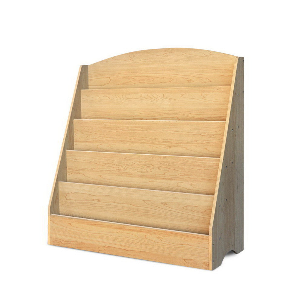 Keezi Kids 5 Tiers Organiser Bookshelf in Natural