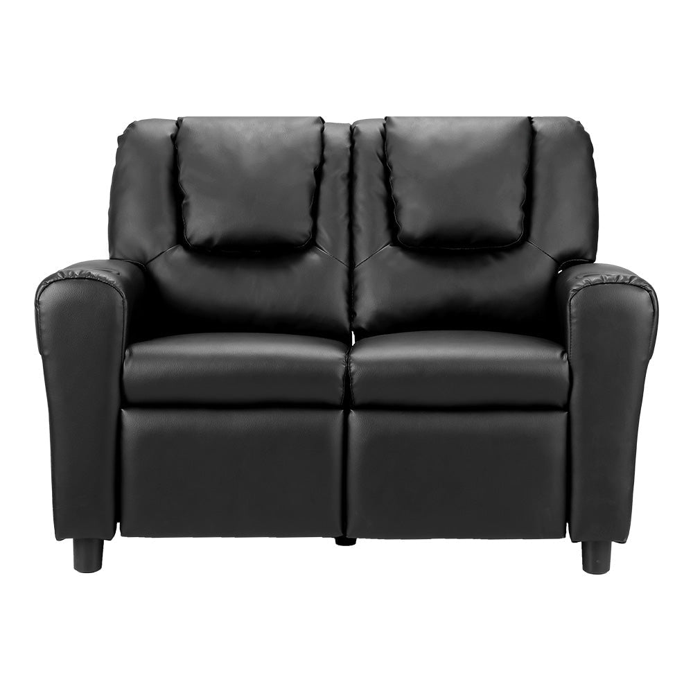 Keezi Kids Double Recliner Chair with Cup Holder