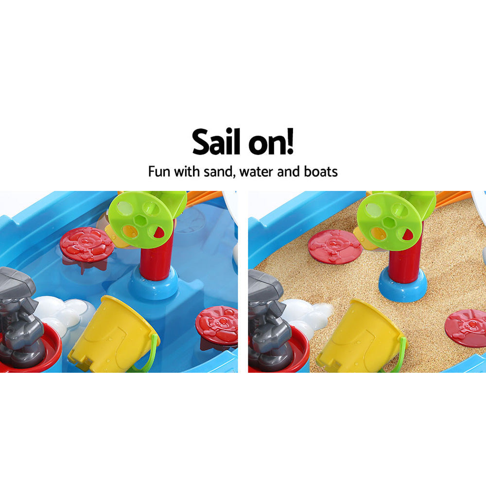 Keezi Kids Pirate Beach Sand and Water Toy Table