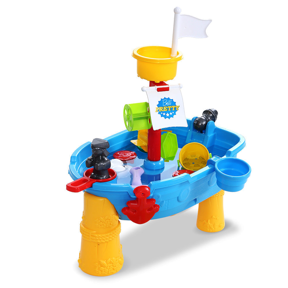 Keezi Kids Pirate Beach Sand and Water Toy Table